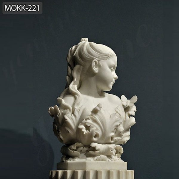 Antique Marble Bust Sculpture The Infant Psyche Factory Supply MOKK-221 (2)