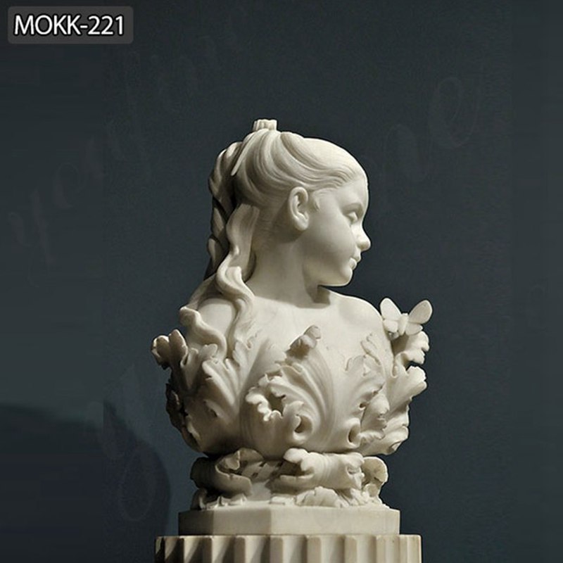 Antique Marble Bust Sculpture The Infant Psyche Factory Supply MOKK-221 (2)