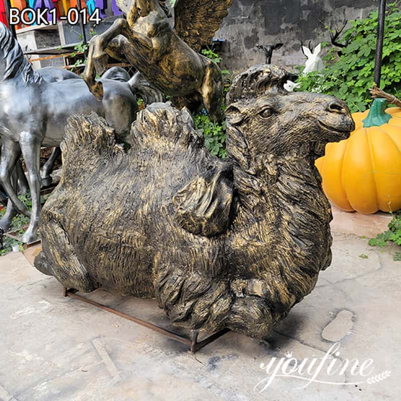 Life Size Bronze Camel Sculpture Home Decor Factory Supply BOK1-014