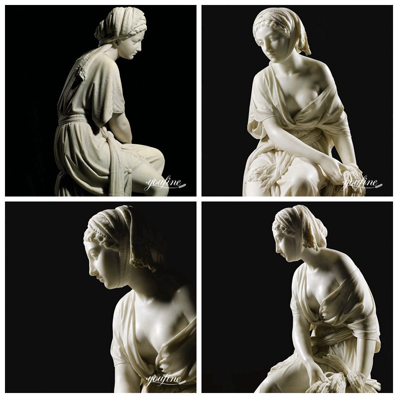 Marble female statue (2)