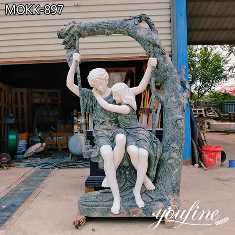 Outdoor Natural Marble Garden Statue Garden Decor for Sale MOKK-897