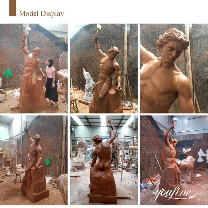 clay model display
