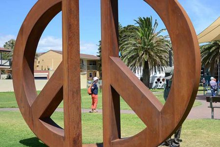 Abstract Corten Steel Sculpture Street Art Decor for Sale CSS-468