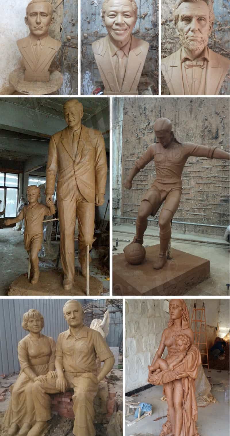 life size bronze statues