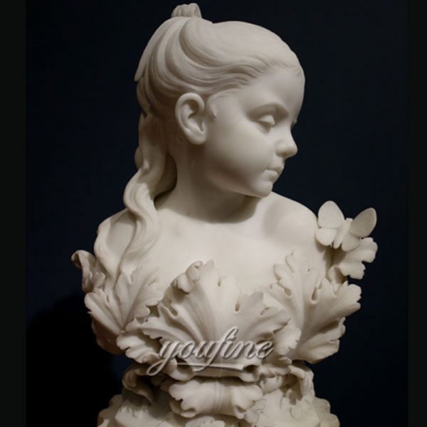 Antique Marble Bust Sculpture The Infant Psyche Factory Supply MOKK-221