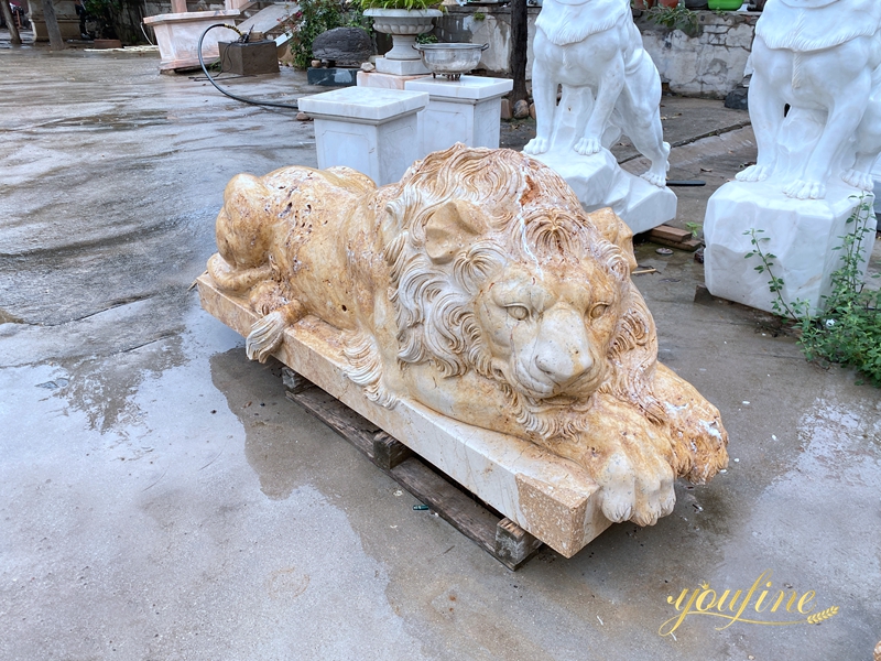 marble lion statue 1