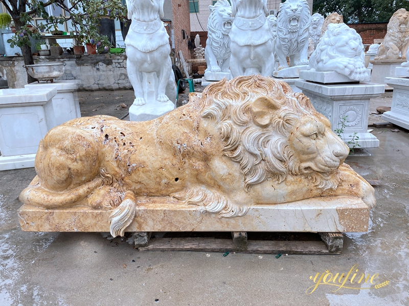 marble lion statue 2