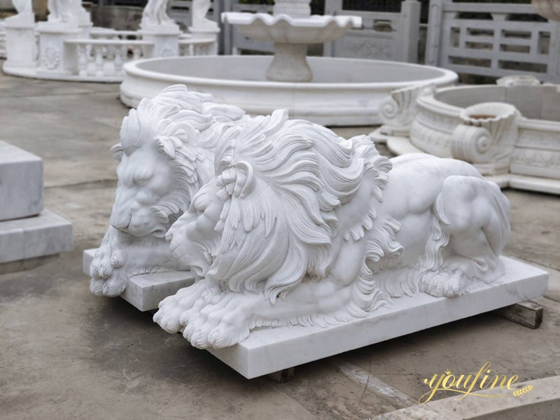 marble lion statue 5