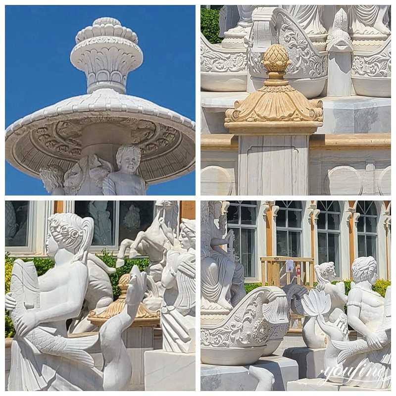 marble water fountain