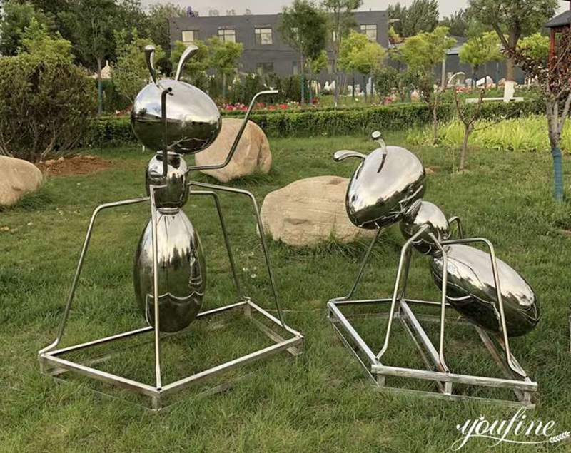 metal ant hill sculpture