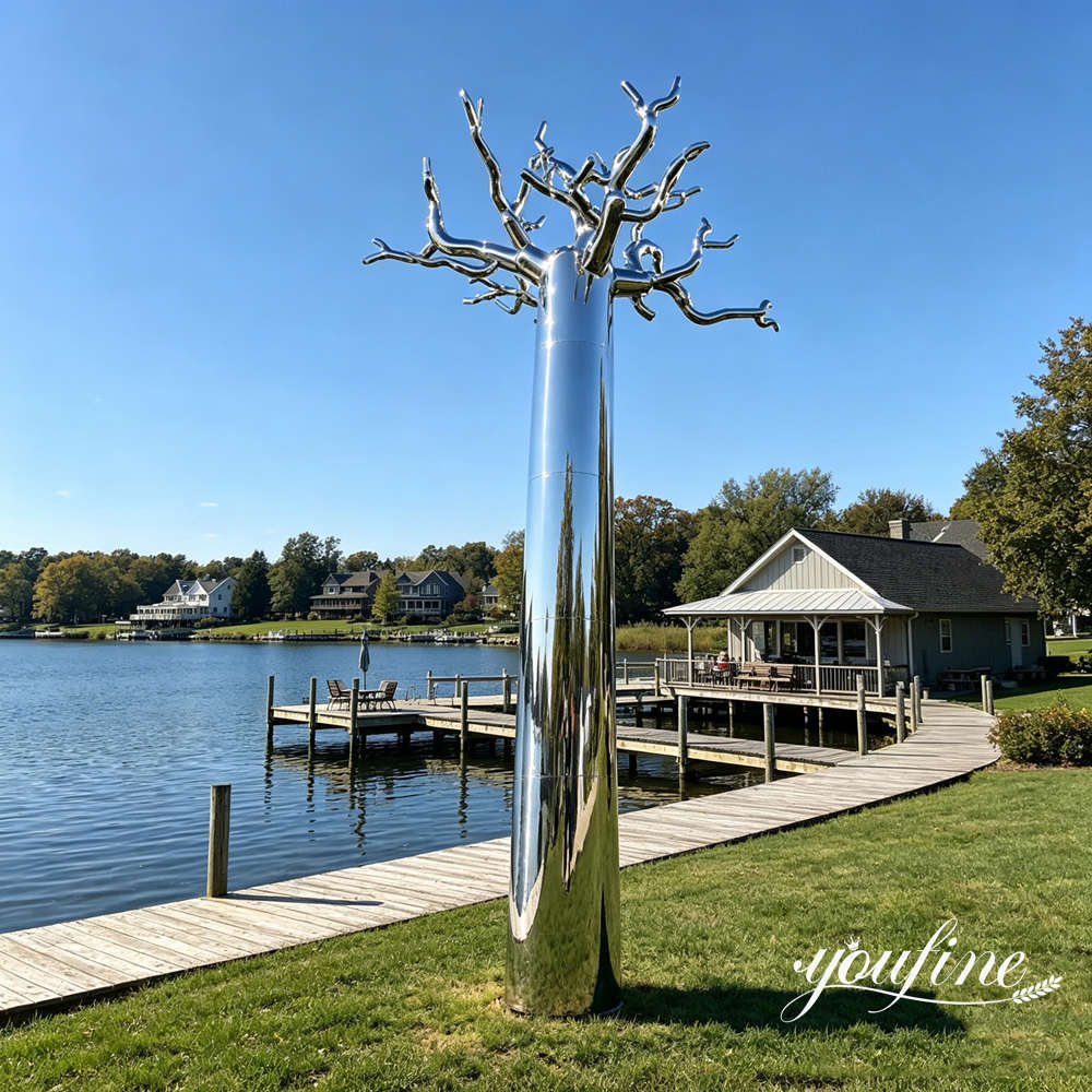 metal baobab tree sculpture