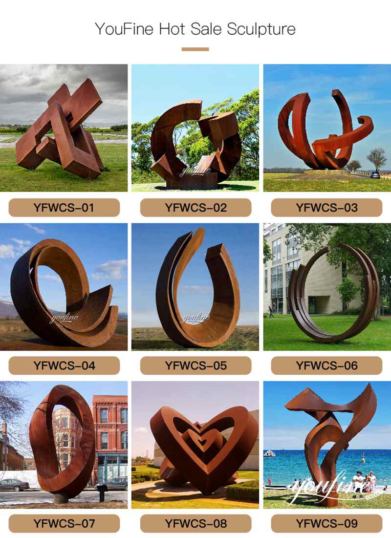 metal garden sculptures