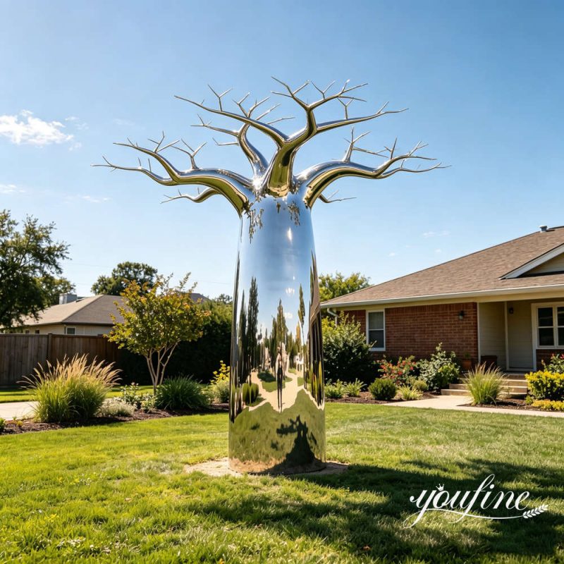 Stainless Steel Baobab Tree Sculpture for Sale CSS-233