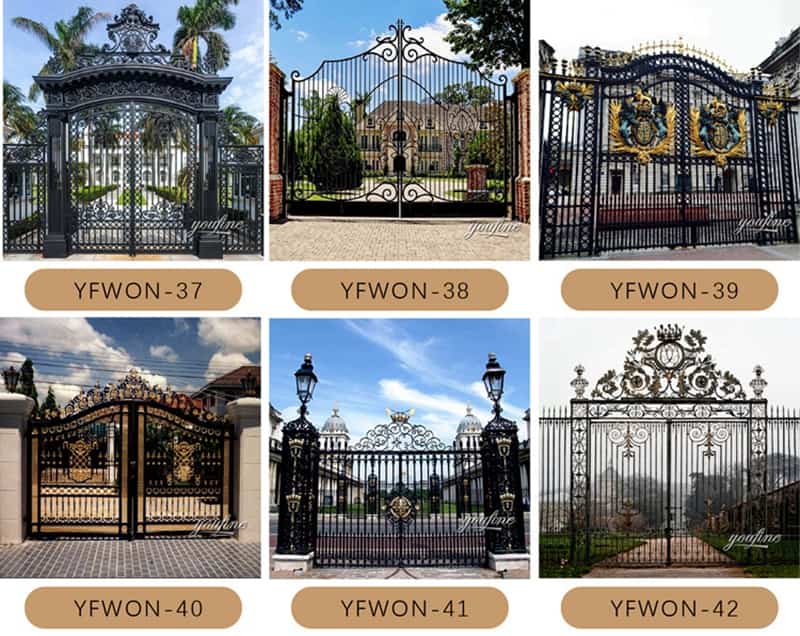 wrought iron gate designs