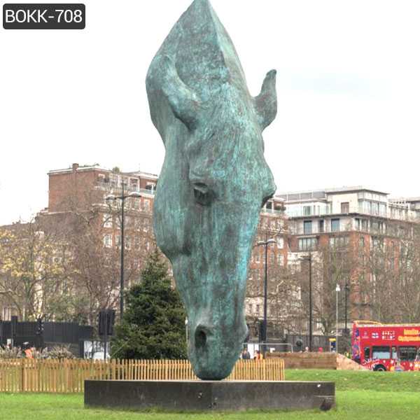 Famous Still Water Equestrian Horse Statue Large Horse Head Brozne Statue Replica for Sale