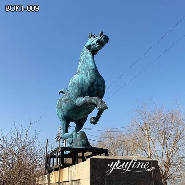 High Quality Antique Bronze Horse Statue Outdoor Decor for Sale BOK1-009 (2)