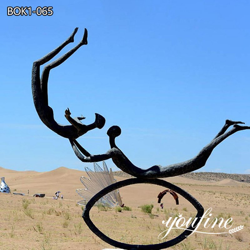 High Quality Bronze Abstract Sculpture Outdoor Decor Factory Supply BOK1-065