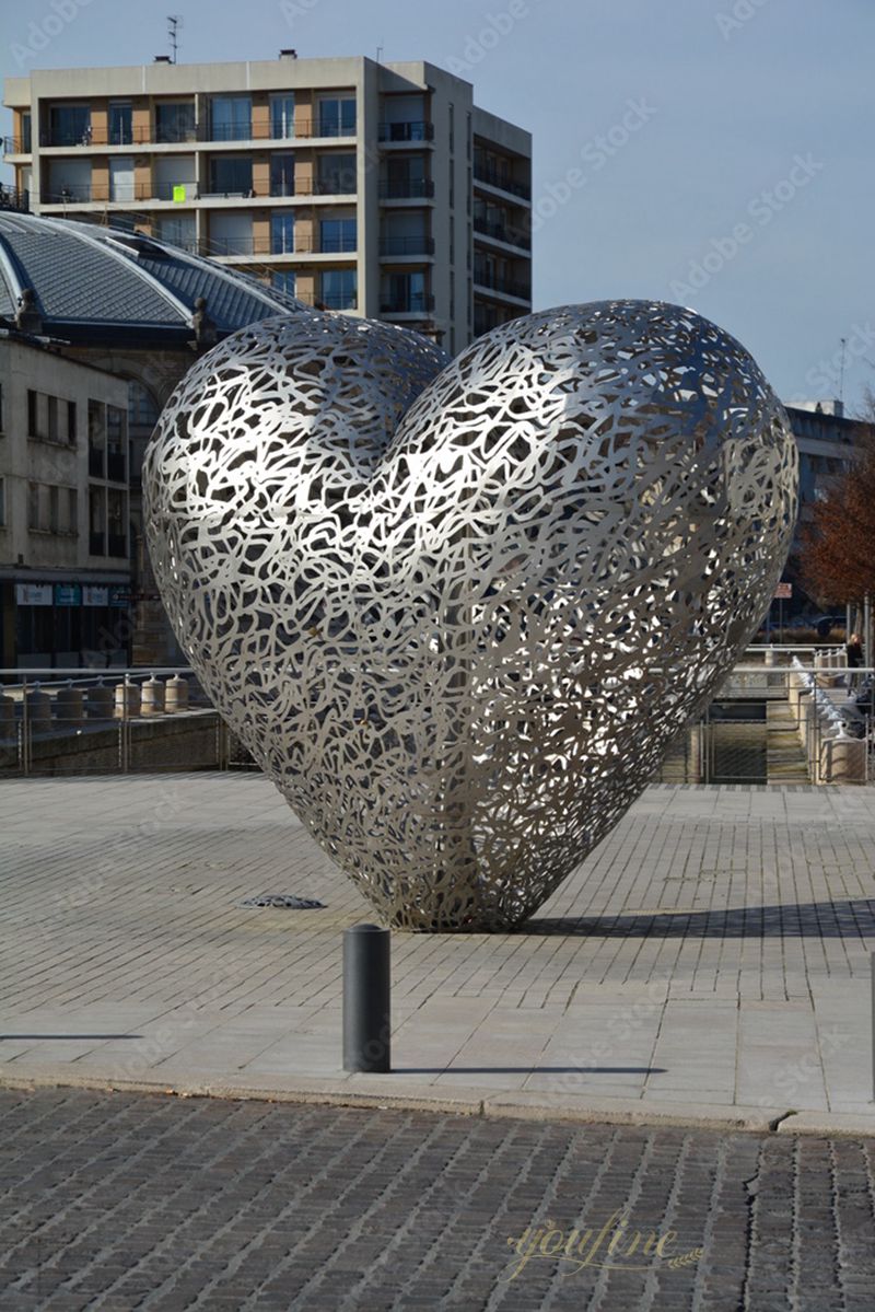 Large Metal Heart Sculpture Outdoor Art Decor Factory Supplier