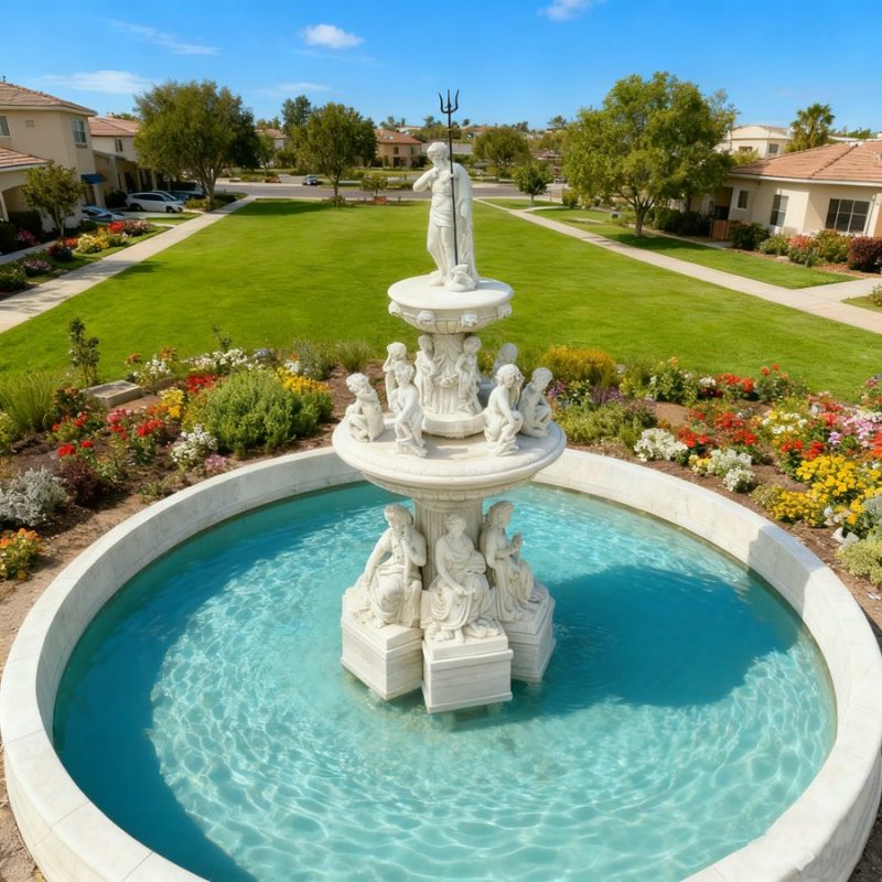 Large Poseidon Fountain
