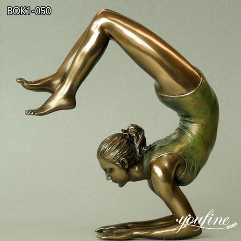 Modern Art Bronze Yoga Sculpture High Quality Decor for Sale BOK1-050