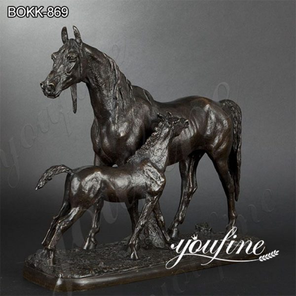 Prime Quality Bronze Horse Statue Antique Design Decor Factory Supply BOKK-869 (1)