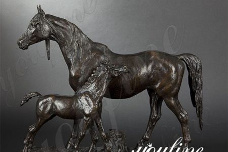 Prime Quality Bronze Horse Statue Antique Design Decor Factory Supply BOKK-869