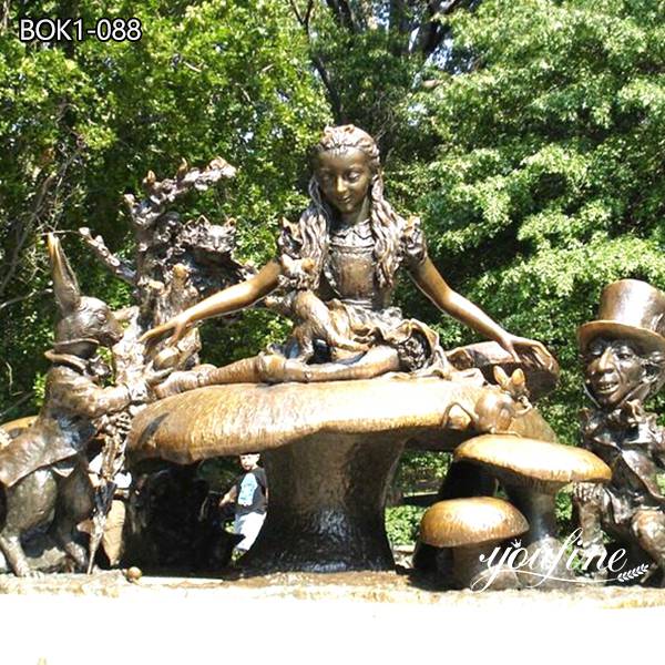 Alice in Wonderland Garden Statue Description