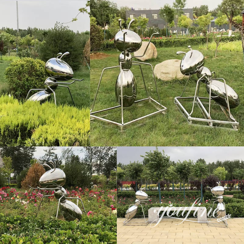 ant sculpture for garden decor
