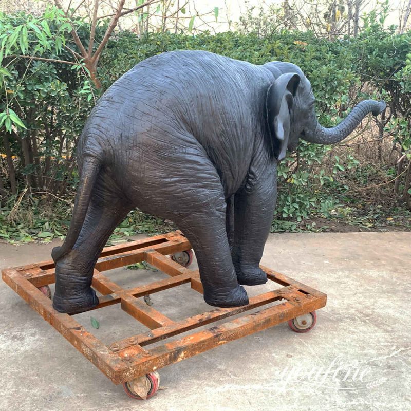 baby elephant statue details (2)