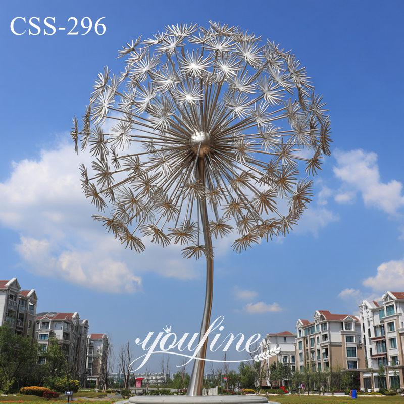 Metal Large Dandelion Garden Sculpture for Sale CSS-296