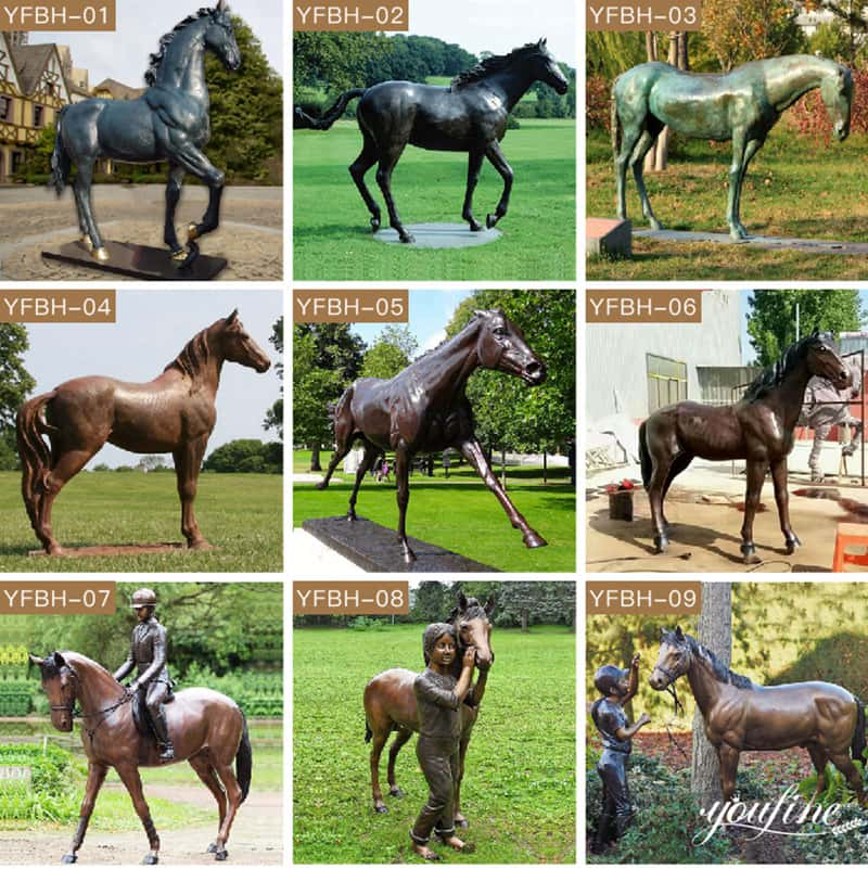 famous bronze horse sculpture