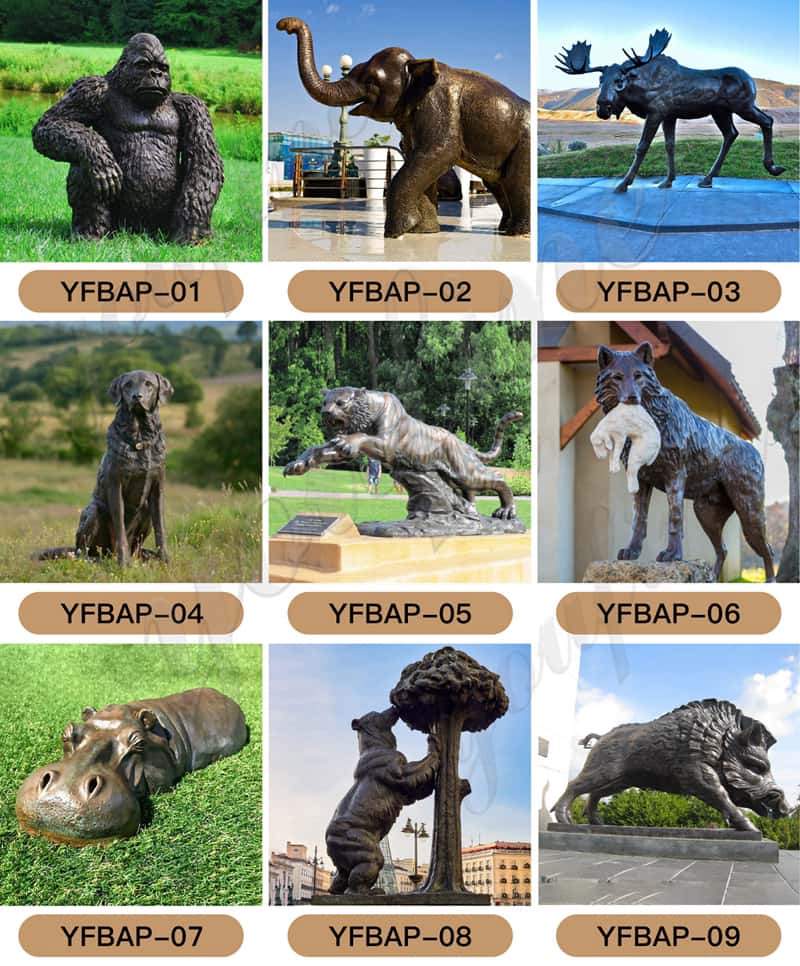 giraffe yard statue