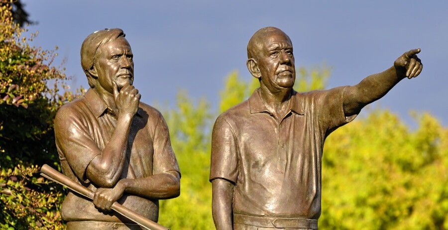 golf statues for outdoor decor