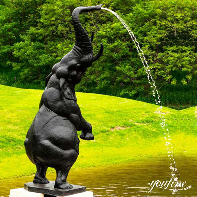 Description of Outdoor Elephant Water Fountain