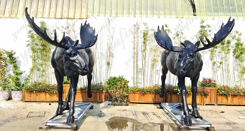 life size moose statue factory supplier