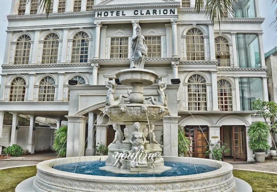 YouFine marble Poseidon Fountain Hotel Customer Feedback