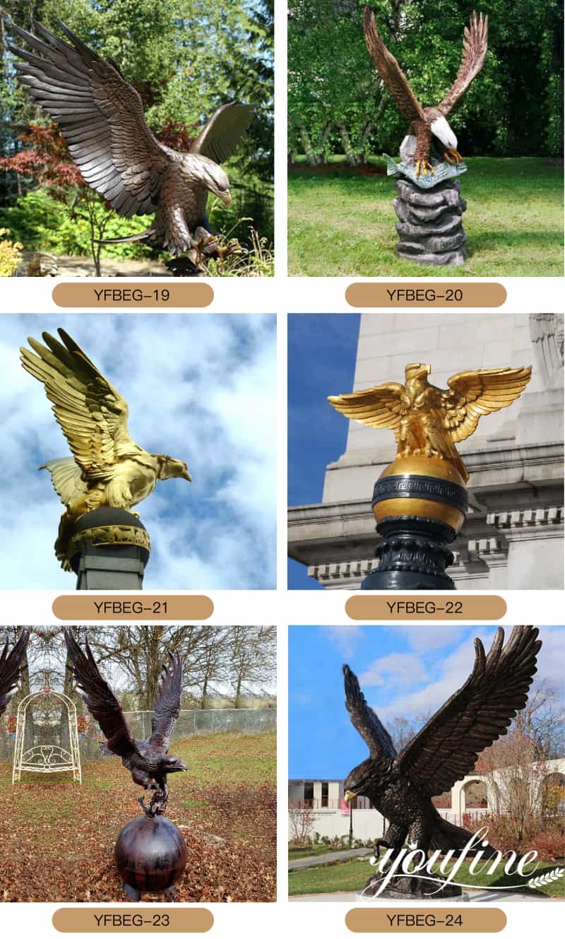 outdoor eagle decoration-YouFine Sculpture