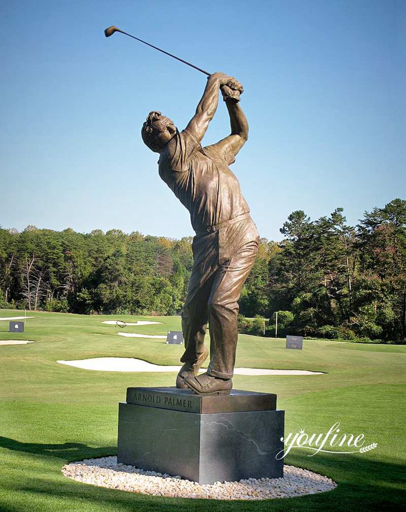 outdoor golf statue