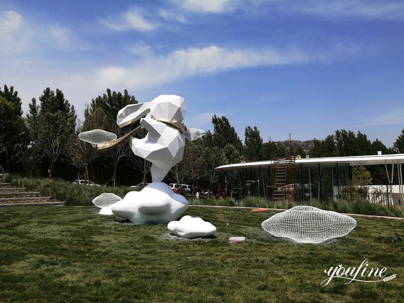 rabbit statues for yard