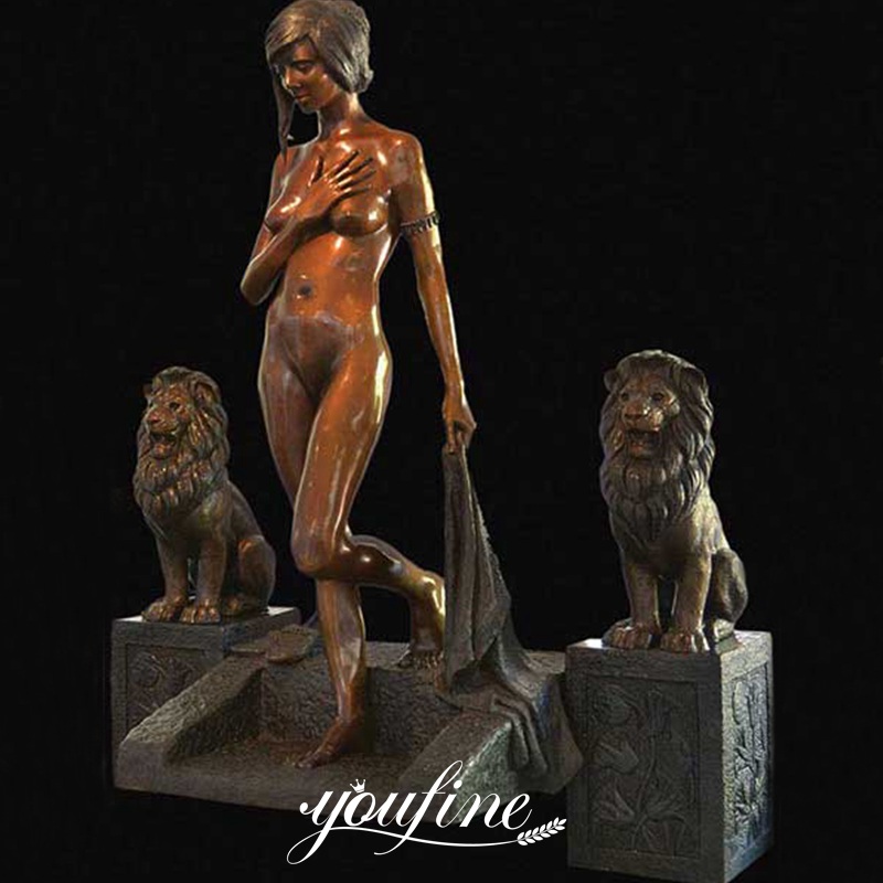 Modern Bronze Bathsheba Statue Life Size Figure Art Supplier BOK1-112