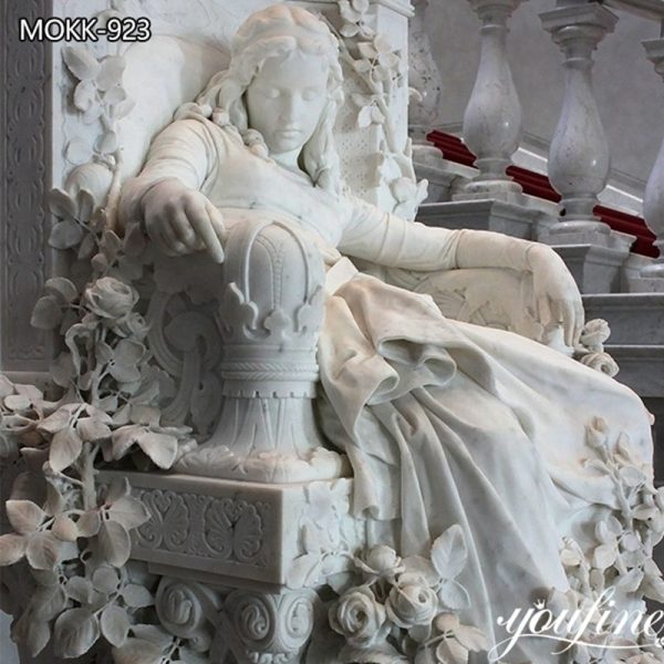 Classic Marble Sleeping Beauty Statue High Quality Art Factory Supply MOKK-923