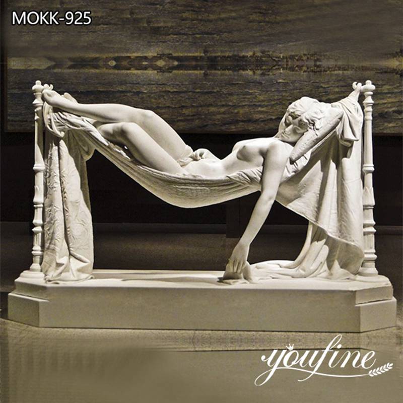 Famous Marble Sleeping Beauty Sculpture Classic Decor Supplier MOKK-925