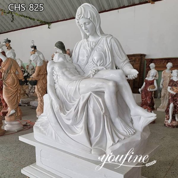 High Quality Marble Michelangelo's Pieta Sculpture Factory Supply CHS-825 (1)