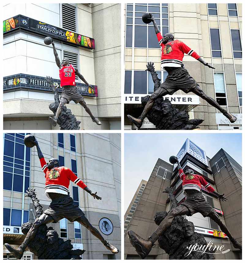 Location of Michael Jordan Statue