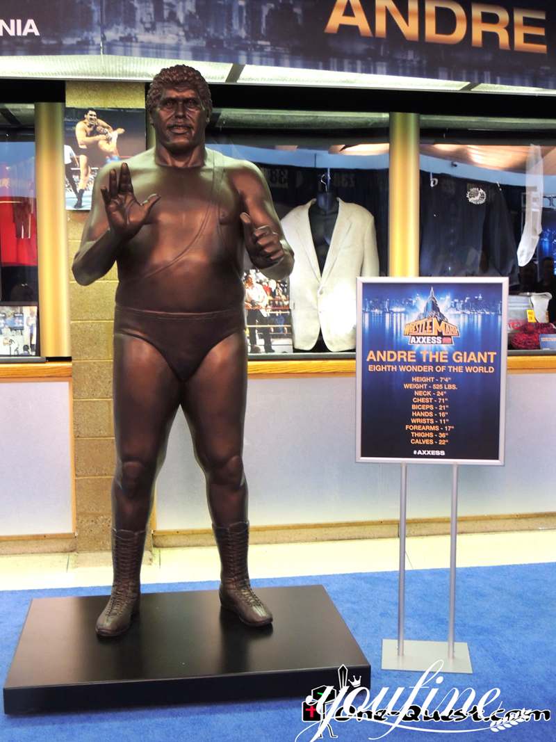 Introduction of WWE Bronze Statue: