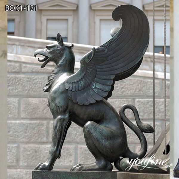 Details of Griffin Statue for Sale