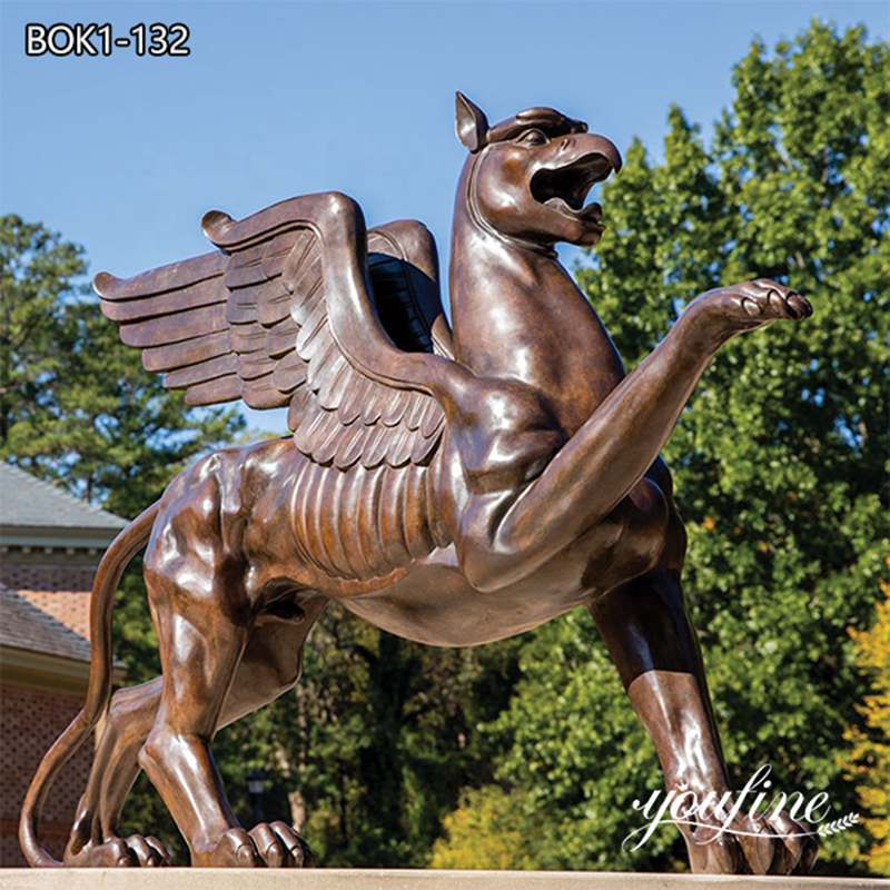 Bronze Griffin Statue Outdoor Garden Decor Factory Supplier BOK1-132