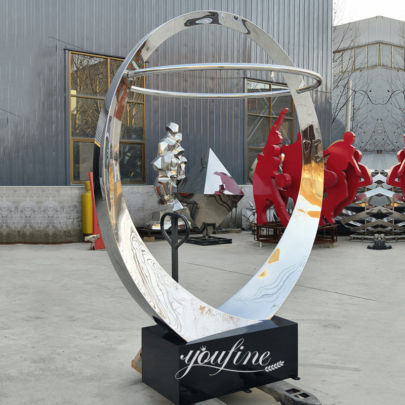 stainless steel outdoor fountain