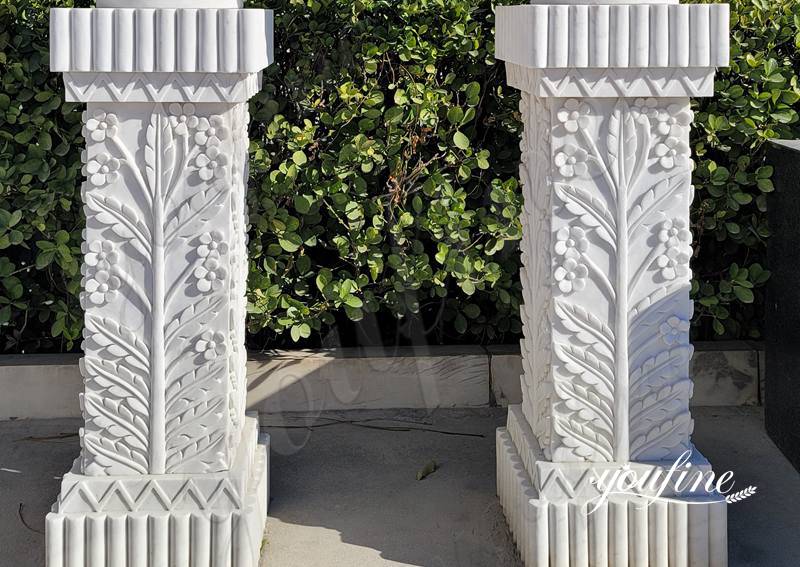 large white outdoor plant pots-YouFine Sculpture