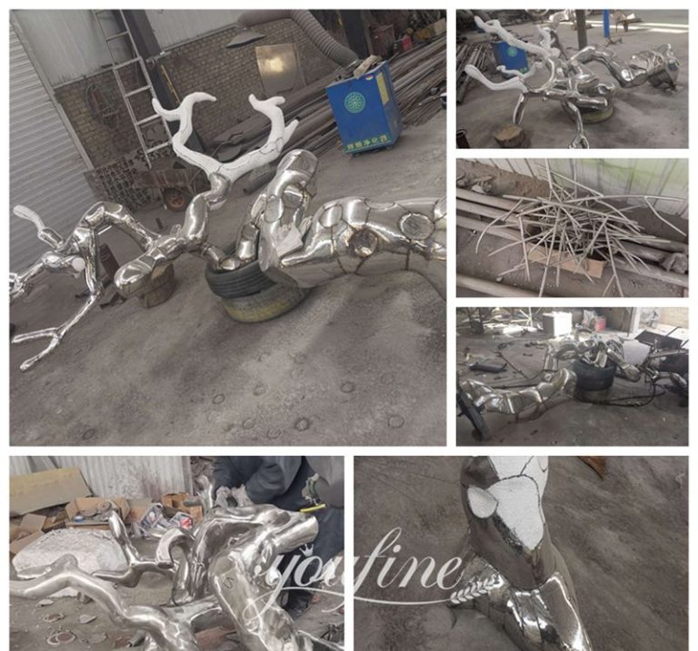 Large Free Standing Metal Tree Sculpture Outdoor Art CSS334 YouFine Sculpture